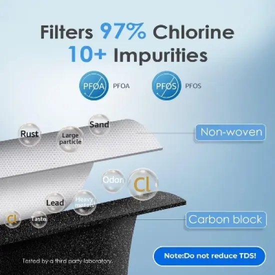Waterdrop EDR1RXD1 Replacement for Everydrop Filter 1,Refrigerator Water Filter, 2 Pack image {7}