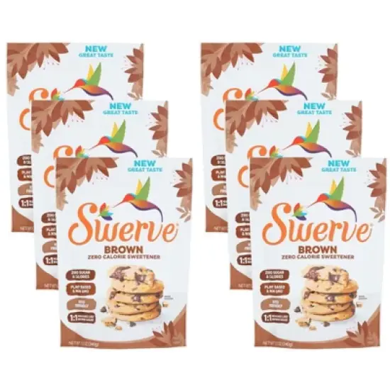 Swerve Brown Zero Calorie Sweetener - Case of 6/12 oz image {6}