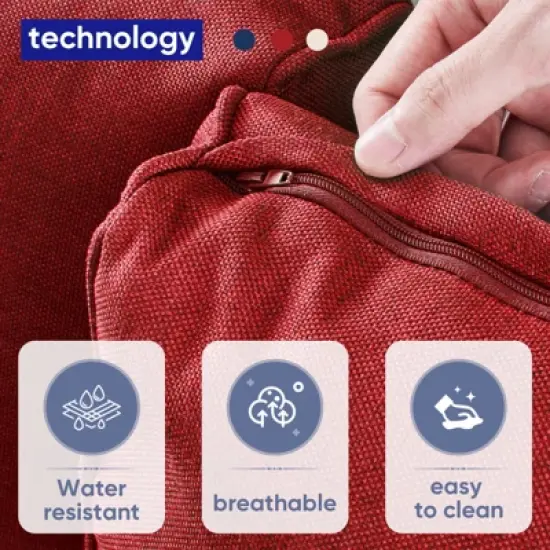 POCASSY 52.77" Wide Outdoor Wicker Loveseat With Cushions image {7}