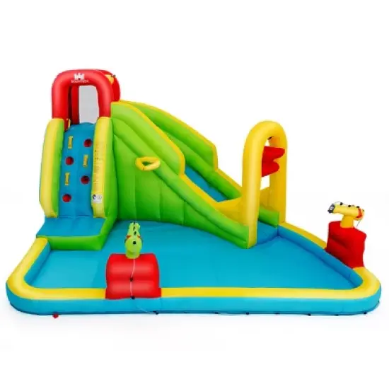 Costway Inflatable Water Slide Kids Bounce House Without Blower image {7}