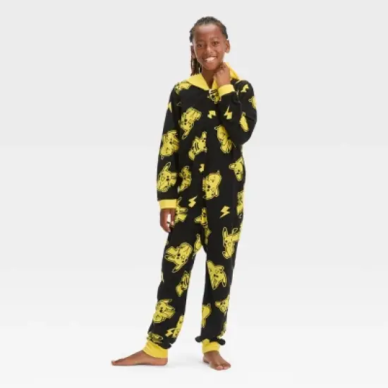 Boys' Pok&eacute;mon Pikachu Union Suit - Black image {3}