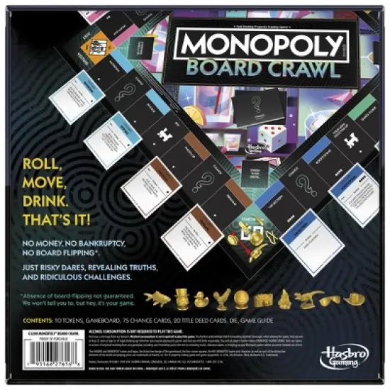 Hasbro Gaming Monopoly Crawl Board Game image {4}