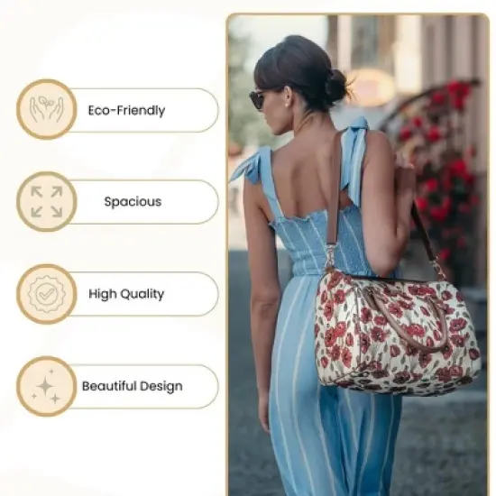 Signare USA Poppy Red Travel Bag image {4}