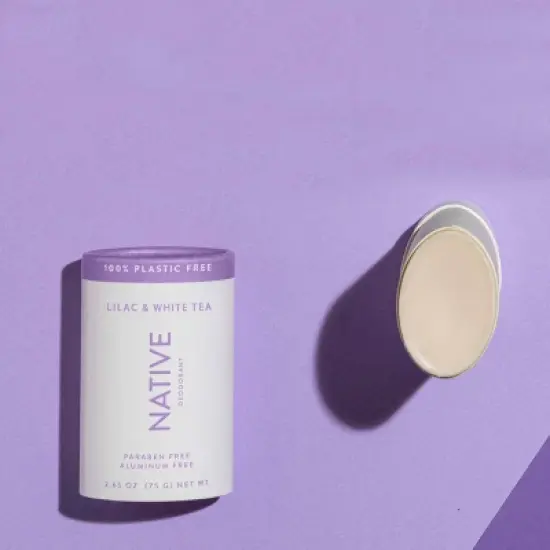 Native Plastic Free Lilac and White Tea Deodorant - 2.65oz image {2}
