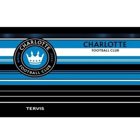 MLS Charlotte FC 30oz Hype Stripe Stainless Steel Tumbler image {1}