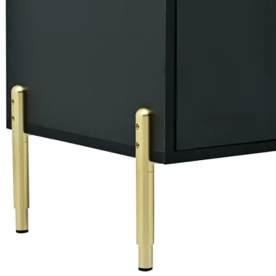 Modern Storage Cabinets with Acrylic Doors and Adjustable Shelves-ModernLuxe image {13}