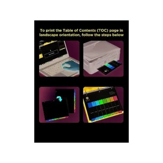 Avery Ready Index Customizable Table of Contents Asst Dividers 5-Tab Ltr 6 Sets 11187 image {6}