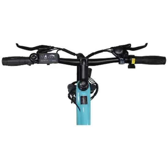 GOTRAX Adult Emerge 26" Step Over Electric Cruiser Bike - Teal image {2}