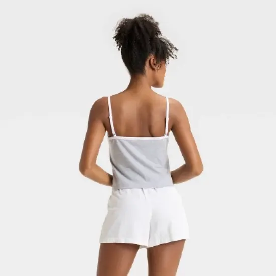 Women's Good Luck Graphic Tank Top - Heather Gray image {1}