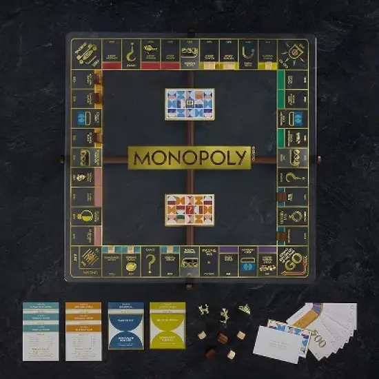 WS Game Company Monopoly Prisma Glass Edition Board Game image {1}