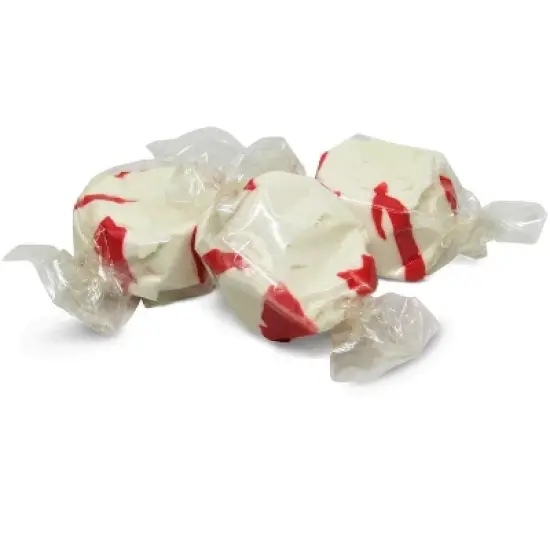 Soft Fluff Peppermint Taffy Chews by It's Delish, &ndash; 16 Oz Jumbo Reusable Container image {3}
