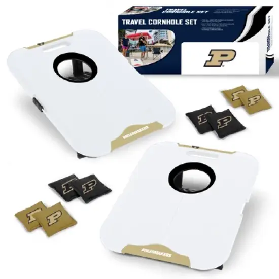 NCAA Purdue Boilermakers All-Weather Travel Cornhole Set image {6}