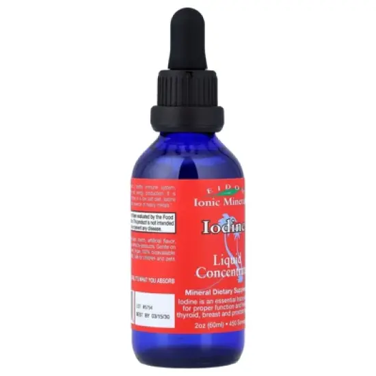 Eidon Ionic Minerals Iodine, Liquid Concentrate, 2 oz (60 ml) image {3}