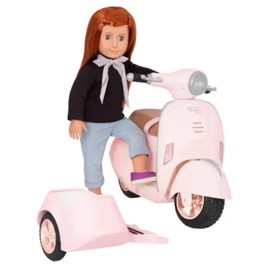 Our Generation Ride Along Scooter Vehicle Accessory Set for 18" Dolls image {5}