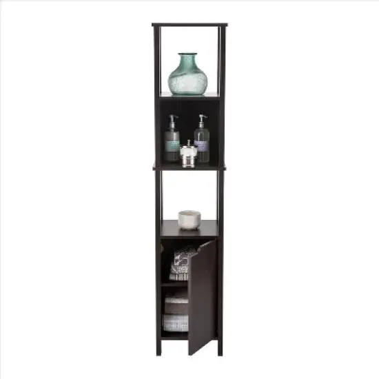 Ambassador Tall Cabinet Espresso - Organize It All image {4}
