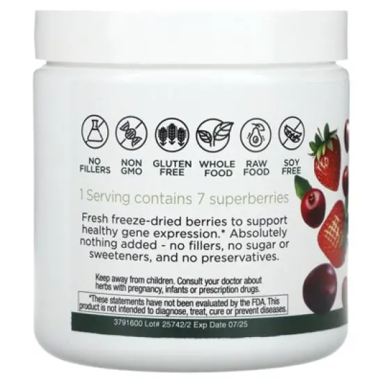 Eclectic Herb Nutrigenomic Super Berry Powder, 3.2 oz (90 g) image {2}