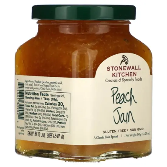 Stonewall Kitchen Peach Jam, 12.25 oz (347 g) image {3}