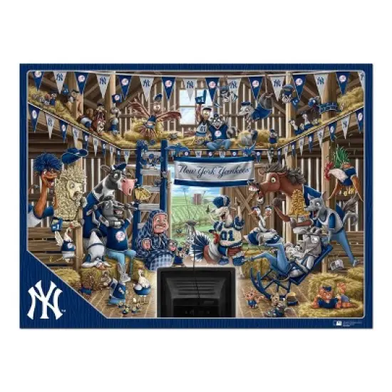 MLB New York Yankees Barnyard Fans Puzzle - 500pc image {2}