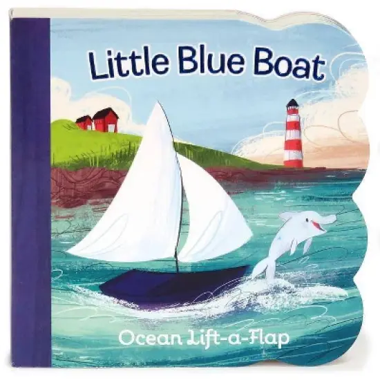 LITTLE BLUE BOAT (Lift-a-Flap) (Ginger Swift) (Board Book) image {1}