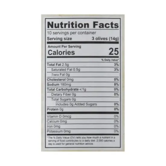Santa Barbara Olive Co. Anchovy Stuffed Olives - Case of 6/5 oz image {5}