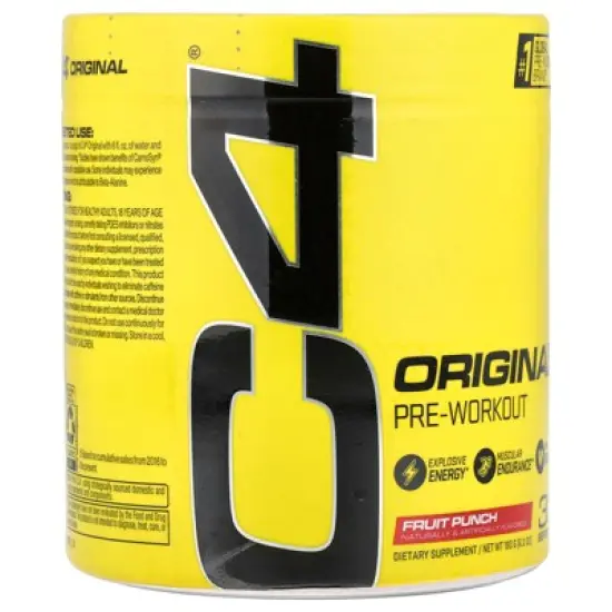 C4 / Cellucor C4&reg; Original, Pre-Workout, Fruit Punch, 6.3 oz (180 g) image {3}
