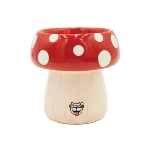 BigMouth Inc. Mushroom Elevated Cat and Dog Bowl image {1}