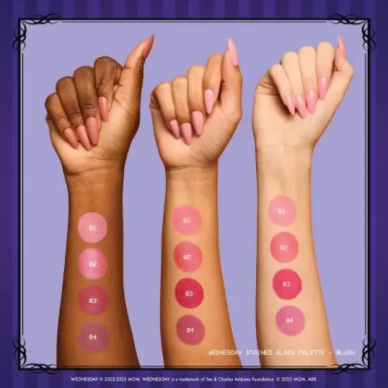 NYX Professional Makeup Wednesday Stained Glass Blush Palette - 2.88oz image {4}