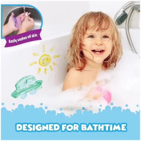 Tub Works&reg; Bath Paint Soap Bath Toy, Pastel 6 Pack image {2}