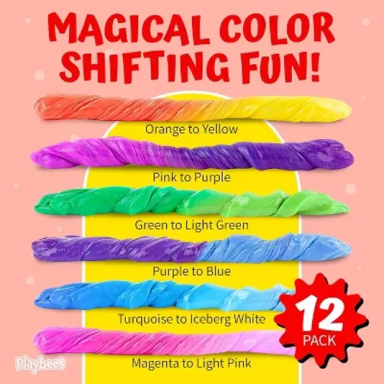 Playbees Heat Color Change Putty - 12pk - 0.5 Oz. image {5}