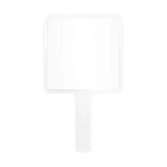 Unique Bargains Eyelash Pattern Square Handheld Mirrors 1 Pc image {7}