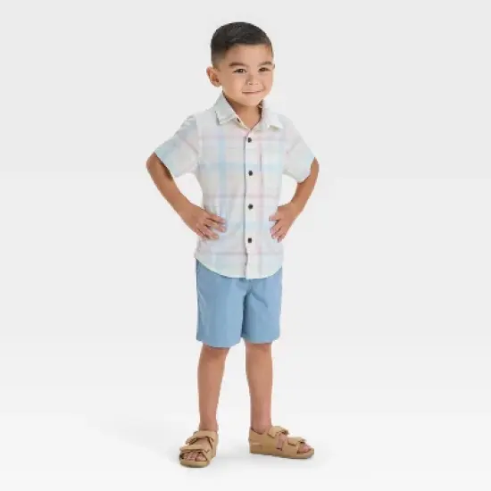 Toddler Boys' Pull-On Woven Shorts - Cat & Jack&trade; image {2}