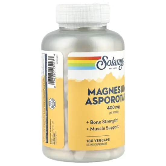 Solaray Magnesium Asporotate&trade;, 180 VegCaps (200 mg per Capsule) image {3}