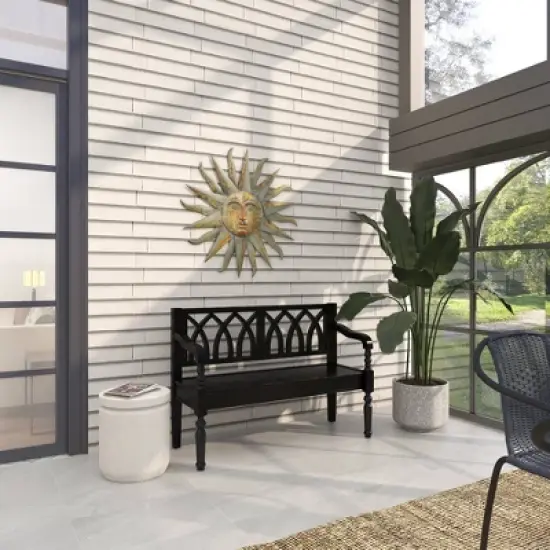 Farmhouse Wood Sitting Bench - Olivia & May image {24}