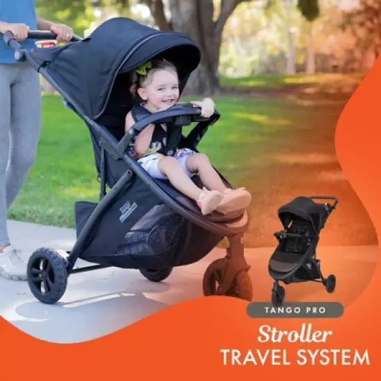 Baby Trend Tango Pro Stroller Travel System with Ally 35 Infant Car Seat, Multi-Position Reclining Seat and Adjustable Footrest, Uptown Brown image {3}