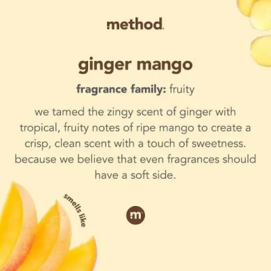 Method Ginger Mango Liquid Fabric Softener - 53.5 fl oz image {5}