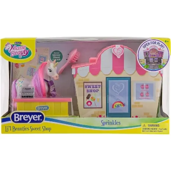 Breyer Animal Creations Breyer Li'l Beauties Fashion Horse Playset  | Sprinkles' Sweet Shop image {1}