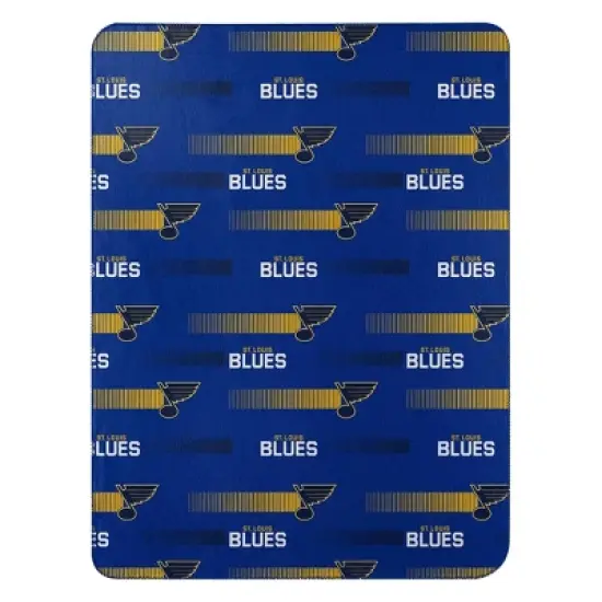 NHL St. Louis Blues Double Sided Cloud Throw Blanket image {1}