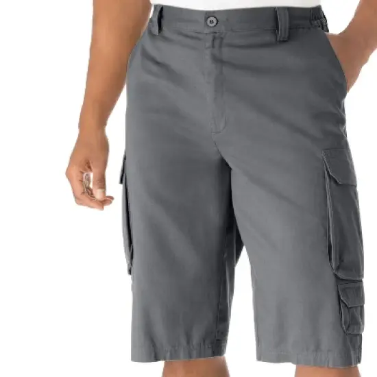 KingSize Men's Big & Tall 14" Side Elastic Cargo Shorts image {6}