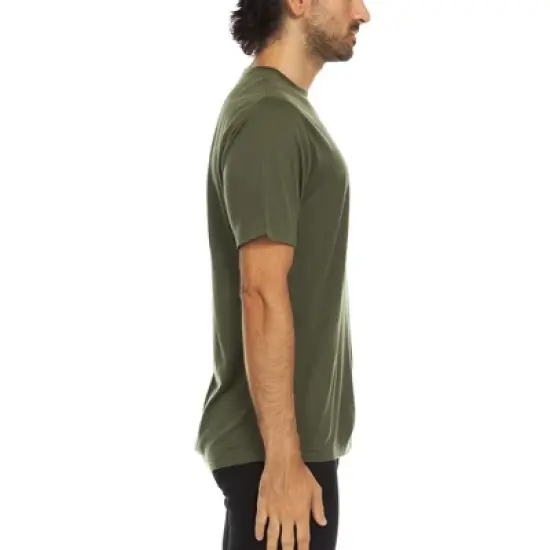 Minus33 Merino Wool Lightweight - Algonquin Men's T-Shirt Crew 100% Merino Wool Olive Drab Green XXL image {2}