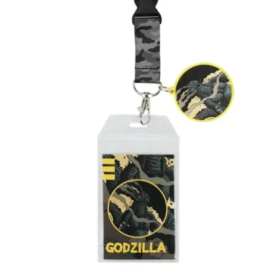 Godzilla King Of Monsters Lanyard With ID Sleeve image {1}