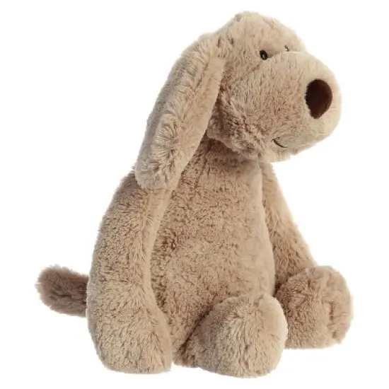Aurora Huggle Buddies 13" Dexter Dog Brown Stuffed Animal image {3}