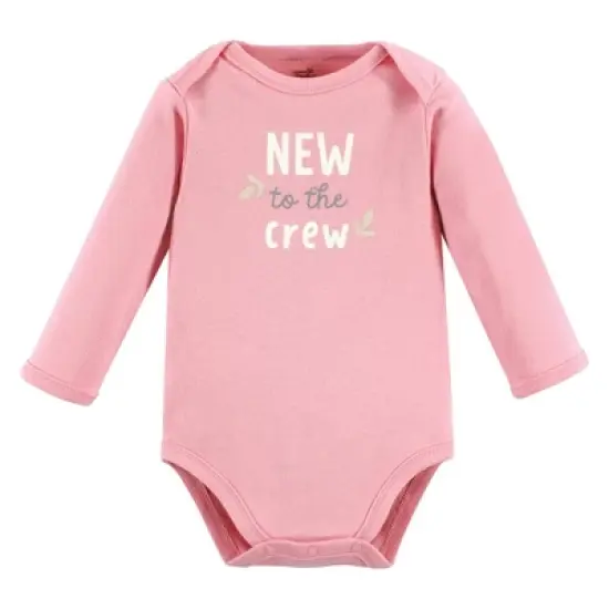 Touched by Nature Infant Girl Organic Cotton Long-Sleeve Bodysuits, Girl Safari image {3}