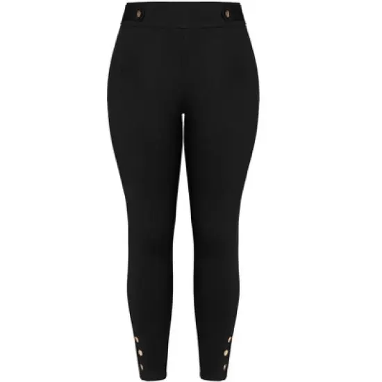 Women's Plus Size Party Fever Pant - black | CITY CHIC image {5}