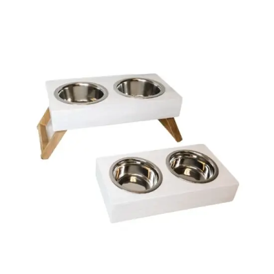 American Pet Supplies Eco-Friendly Elevated Dog Wood Feeder  image {7}