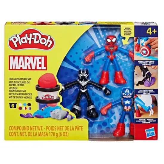 Play-Doh Marvel Figures Plus Pack Playset image {7}