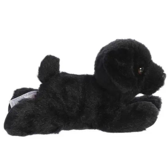 Aurora Mini Flopsie 8" Blackie Black Labrador Black Stuffed Animal image {2}