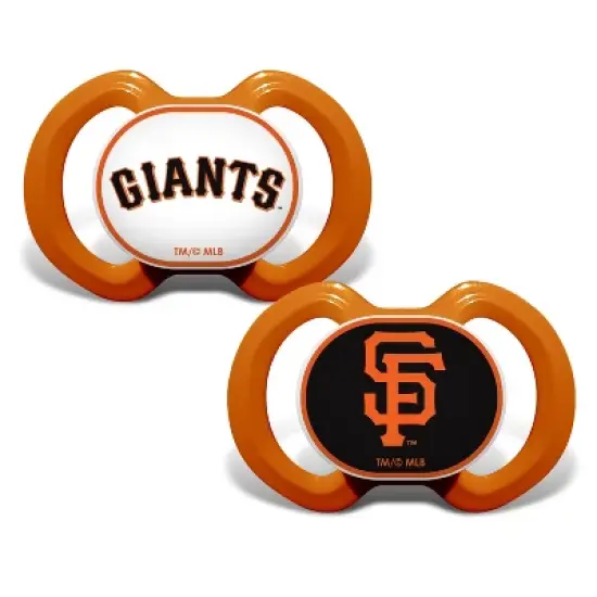 BabyFanatic Officially Licensed Pacifier 2-Pack - MLB San Francisco Giants image {1}