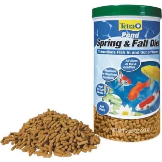 TetraPond Spring to Fall Transitional Pond Sticks Fish Food, 7 oz image {1}