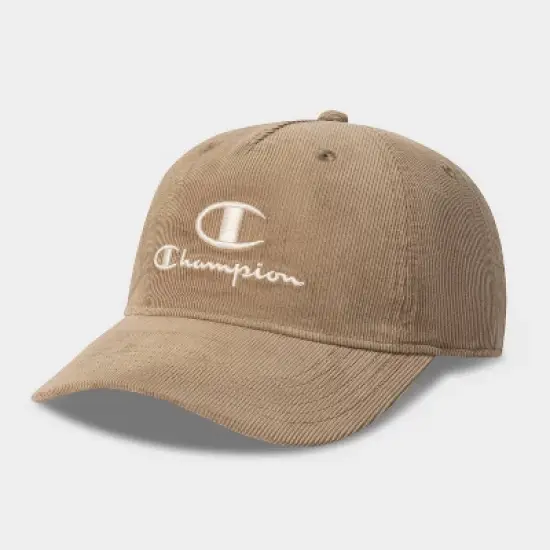 Champion Adult Hobby Corduroy Baseball Hat - Khaki image {3}