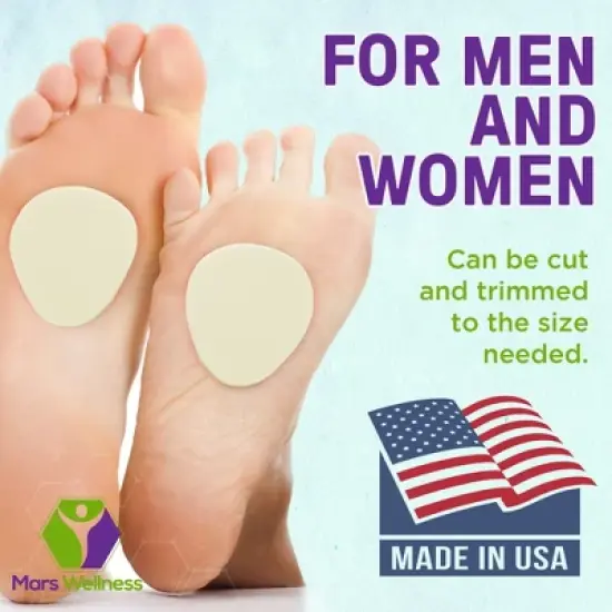 Mars Wellness Metatarsal Foam Foot Pad - 1/4" Thick image {6}